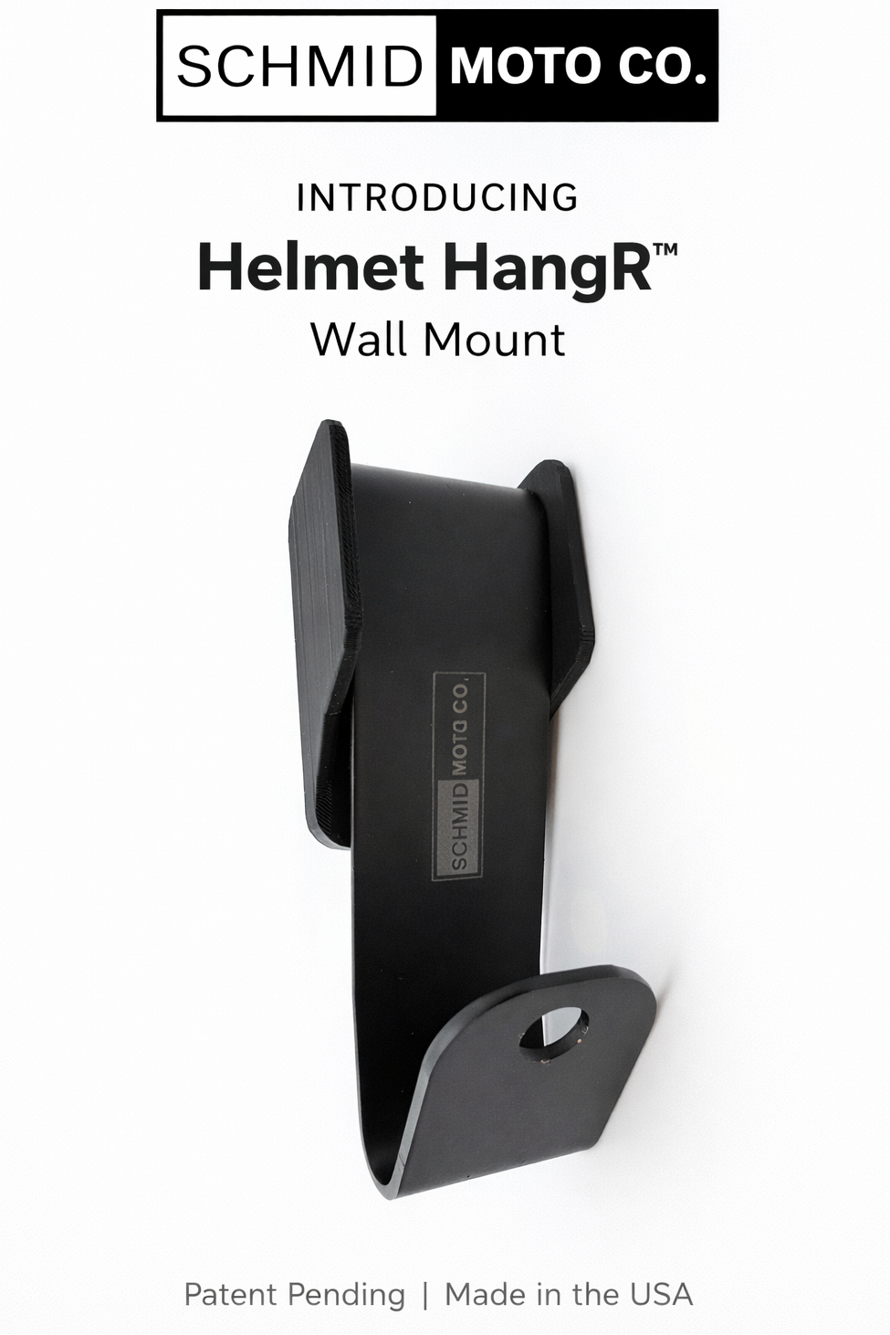 Helmet HangR with Wall Mount and Lock