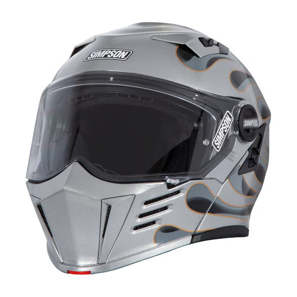 SIMPSON - Mod Bandit Helmet - Wildfire Silver